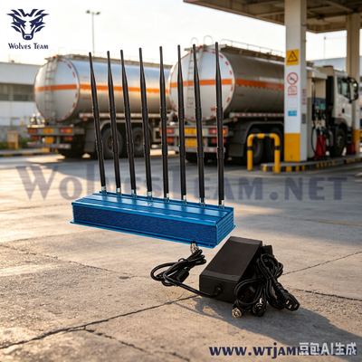 Besorgen 20-100 Meter Indoor Signal Jammer Anti 3G 4G 5G Funkgerät für kleine Tankstellen Brandschutz Online-Herstellung