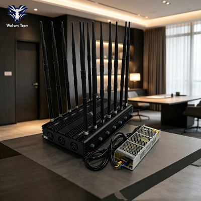 Besorgen Vollband-Wireless-Signalblocker mit 16 verstellbaren Antennen für private Clubs und exklusive Veranstaltungsorte Online-Herstellung