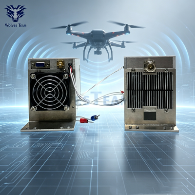 Besorgen Fabrik 20W RF-Leistungsverstärker Anti-Drohnen-Jammer-Modul, omnidirektionale Antenne 360-Grad-Vollabdeckung für kundenspezifische Counter-UAV-Abwehrsystemintegration Online-Herstellung