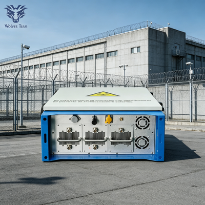 Besorgen Hochleistungswasserdicht 500W 5 Bands Drohne WiFi Signal Jammer 2.4G 5.8G für große Gefängnisse Anti-Drohne und GPS-Schutz Online-Herstellung