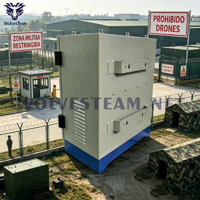 Besorgen 300W 6 Kanal wasserdichtes Omni-Directional Signal Jammer für 100-300m AbdeckungAnti-Drohne und Handy-Signalblocker für Streitkräfte Lager Umfang Sicherheit Online-Herstellung