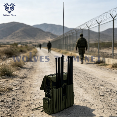 Besorgen 300 Meter 8 Bands Hochleistungs Rucksack-Signalstörgerät für Garnison, um GPS- und Handysignale zu blockieren Online-Herstellung