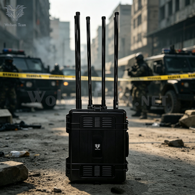 Besorgen Tragbarer Signalstörer, der Signalunterbrechung mit Fernbedienung für Sicherheit bei Bombenentschärfung und temporären EOD-Standorten bietet Online-Herstellung