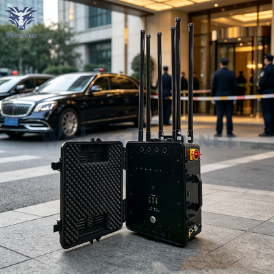 Besorgen 500M ferngesteuerte Hochleistungs-Waffensysteme Wireless Signal Jammer für VIP-Schutz und Konvoi-Escorts Online-Herstellung
