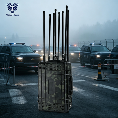 Besorgen 500M Fabrik Fernsteuerung Hochleistungs-Wireless Signal Jammer für vorübergehende EOD-Bombenentsorgung Online-Herstellung