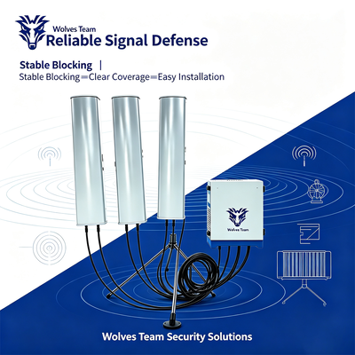 Besorgen 600W IP65 Wasserdichter 14-Band Outdoor Signal Jammer RF Jammer für 2G 3G 4G 5G WiFi GPS L1 L2 Online-Herstellung