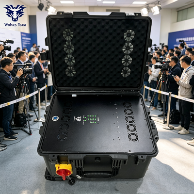 Besorgen Anpassbarer Hochleistungs-Portable Signal Jammer mit integrierter wiederaufladbarer Batterie und Antennen für überfüllte öffentliche Räume Online-Herstellung