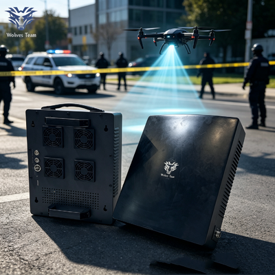 Besorgen 6-Kanal-Portable Outdoor Signal Blocker 100-300m Wirkungsreichweite für Streitkräfte oder Strafverfolgungsbehörden Online-Herstellung
