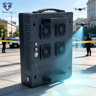 Besorgen Outdoor-Portable versteckter 6-Kanal-Signalstörgerät 100-300m Wirksame Schildreichweite für Sicherheitsmissionen auf dem Feld Online-Herstellung