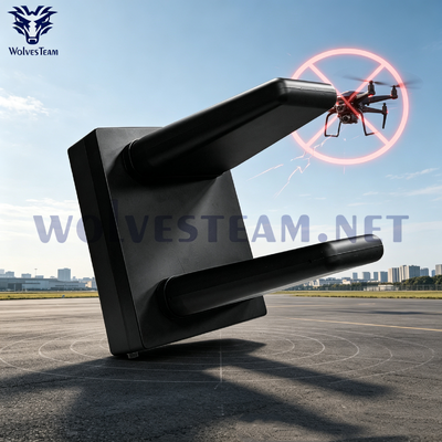 Besorgen Portable Black Handheld Low-Flying Drone Signal Suppressor Innen- und Außensicherheitsanwendung Online-Herstellung