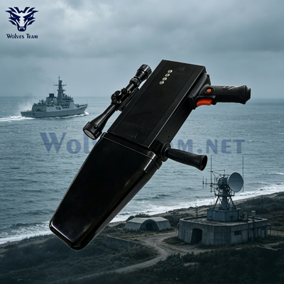 Besorgen 1000 Meter 360° Anti-Spy Sicherheitsabwehr Tragbares 4-Kanal-UAV-Drohnensignal-Jammer Online-Herstellung