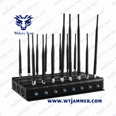 Multi-Bänder 14 Telefon-Signal-Störsender Kanal-zellulärer Handy-Signal-Störsender-WiFi-Blocker UHFvhf 3G 4G 5G