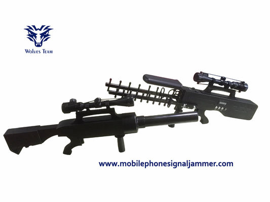 kaufen Das Sicherheits-Verteidigungs-Brummen, das Gerät-Gewehr staut, formen IR Laser-Teleskop IP55 imprägniern Störsender des Brummen-Anti-Uav 2000 Meter online manufacture