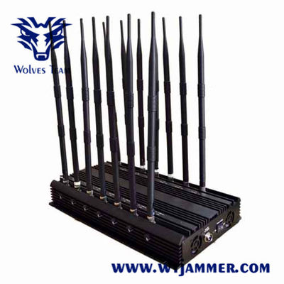 18 UHFvhf GPS Bänder G-/M3g 4G 5G WiFi Signal-Störsender-Innenprüfungs-Konferenzzimmer 50 Meter Strecke