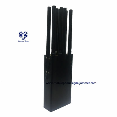 Tragbares Hand-3G 4G 5G Störsender Wechselstrom-adapte des Handy-Störsender-GPSL1/L2/L5 WIFI