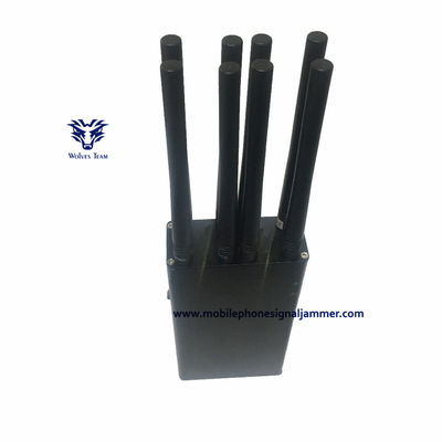 Tragbares Hand-3G 4G 5G Störsender Wechselstrom-adapte des Handy-Störsender-GPSL1/L2/L5 WIFI