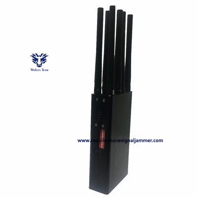 Tragbares Hand-3G 4G 5G Störsender Wechselstrom-adapte des Handy-Störsender-GPSL1/L2/L5 WIFI