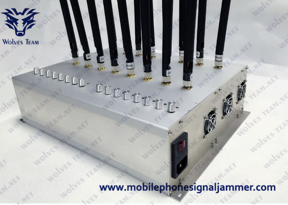 Intelligentes bewegliches Brummen-Signal-Stauen Handy-Störsender-WiFis Bluetooth /5G/GPS/Lojack/UHF/VHF