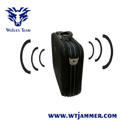 Aktenkoffer-Entwurf 30W WiFi GPS VHF-UHFtragbarer Signal-Störsender