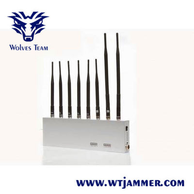 10 Bänder 16 Watt 3G 4G GPS WiFi LoJack VHF-UHFsignal-Störsender-