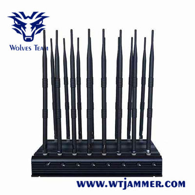 18 Antennen 60M alle in einem Handy-Signal-Störsender GPSs WiFi