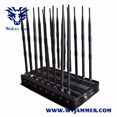 18 Antennen 60M alle in einem Handy-Signal-Störsender GPSs WiFi