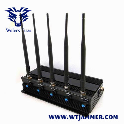 Leistungsfähiger Handy 11W 40m CDMA G/M und Wifi-Störsender
