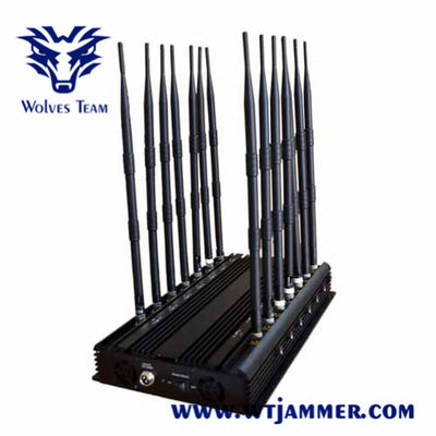 14 Antennen-WiFi-Handy-Signal-Störsender 50 Meter