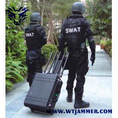 8 Militär-G/M GPS 3G 4G 5G WIFI Signal-Störsender der Band-tragbarer hohen Leistung 200W
