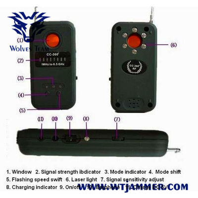 Hand- Hochfrequenz-6.5GHz Rf-Signal-Detektor