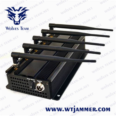 25 Meter 2.4G 4.9G 5.0G 5w Wifi Signal-Störsender-Gerät-