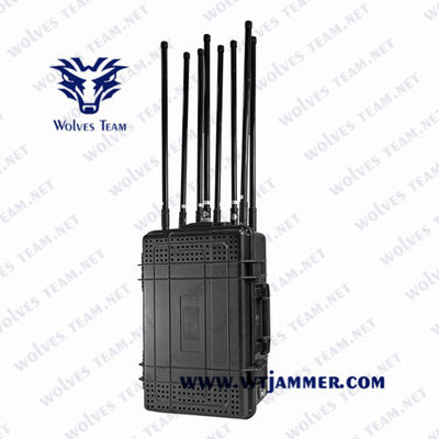 500m 300W Wifi GPS Handy-tragbarer Signal-Störsender