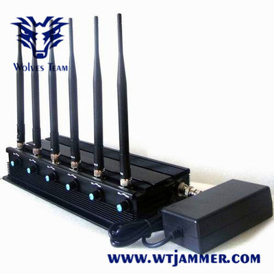 Multifunktions-Handy-Störsender 3G 4G, Wifi-Signal-Störsender-hohe Gewinn-Antennen
