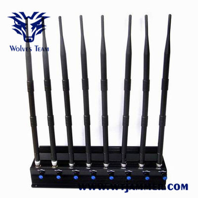 Justierbarer starker Multifunktions-3G 4G Telefon-Blocker GPS WiFi (4G LTE/Wimax) der Multifunktions- 8 Band-