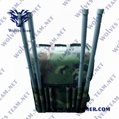 120 Meter 50w GPS zelluläre Rucksack-Signal-Störsender-für Brummen