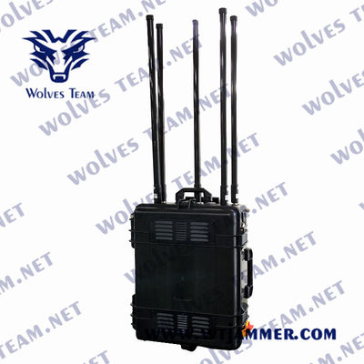 Dauerhafte Band-volle Frequenz-wasserdichter Störsender des Militär-12 im Freien aller Handy-Signal-Störsender