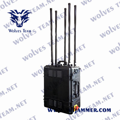 Dauerhafte Band-volle Frequenz-wasserdichter Störsender des Militär-12 im Freien aller Handy-Signal-Störsender