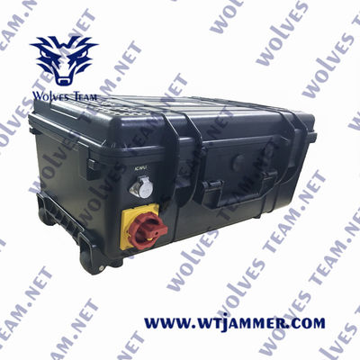 kaufen Militärische Hochleistungs- Vollfrequenz-Alle-Handys-Störgeräte Frequenzsignal anpassen Wasserdichtes Außenstörgerät online manufacture