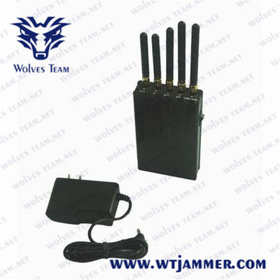 8 Meter GPSs WiFi 5 Antennen-tragbare Signal-Störsender-