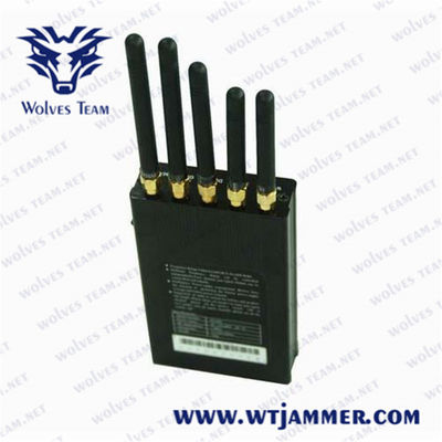 8 Meter GPSs WiFi 5 Antennen-tragbare Signal-Störsender-
