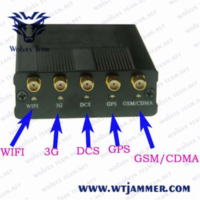 8 Meter GPSs WiFi 5 Antennen-tragbare Signal-Störsender-