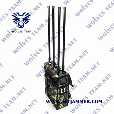 2000M dauerhafter Brummen-Signal-Störsender-wasserdichter Rucksack UAV-Störsender GPSs WIFI5.8G hoher Leistung