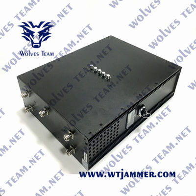 militärischer dauerhafter Brummen-Signal-Rucksack-Störsender GPSs WIFI5.8G der hohen Leistung 90W