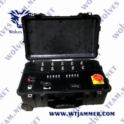 kaufen Sechs Bands 2500m GPSL1 Anti-Drohnen Störgeräte für Gefängnisse online manufacture