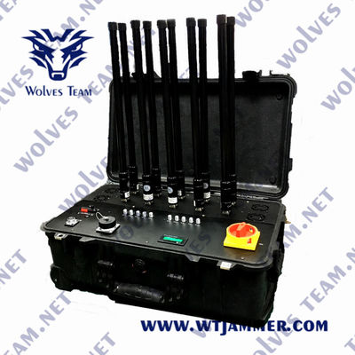kaufen Hochleistungs-Portable 2500m WiFi 3.6G Drohne RF Jammer online manufacture