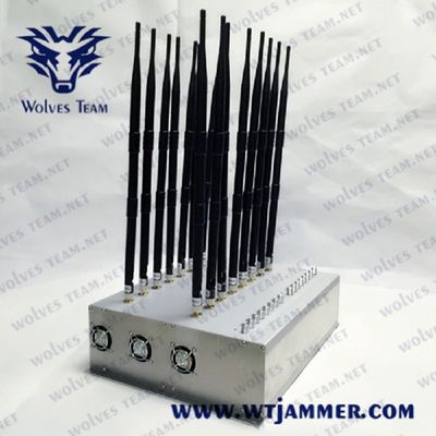 Antennen-justierbarer Signal-Störsender 50m GPS WIFI 3G 4G 16