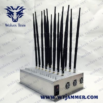 Antennen-justierbarer Signal-Störsender 50m GPS WIFI 3G 4G 16