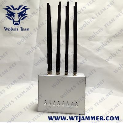 8 Tischplattensignal-Störsender GPS 3G 4G 16W Bänder G/M CDMA