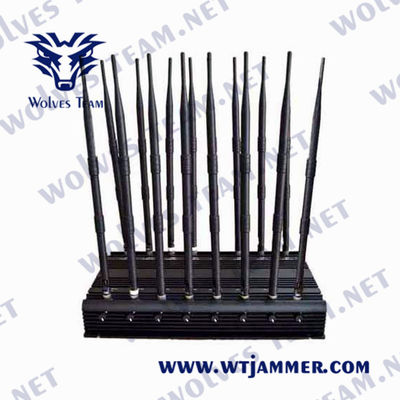 18 Bänder Lojack 48W 5.2G 5.8G 5G aller Handy-Signal-Störsender