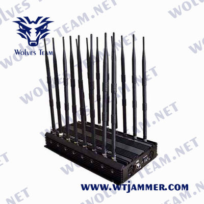 18 Bänder Lojack 48W 5.2G 5.8G 5G aller Handy-Signal-Störsender